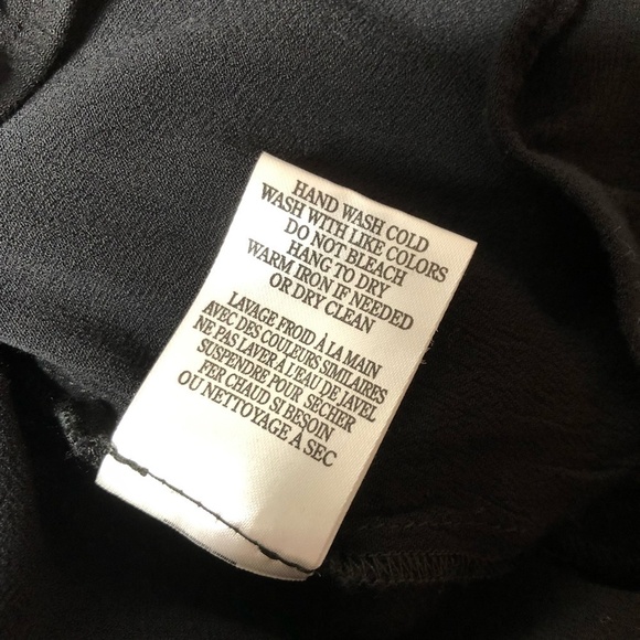 Others Follow Boho Long Sleeve Black Lace V-Neck Hollowed Out Sleeves Size M - Picture 8 of 10